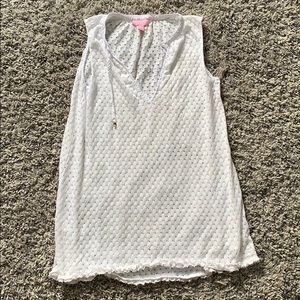 White Lily Pulitzer Cover Up